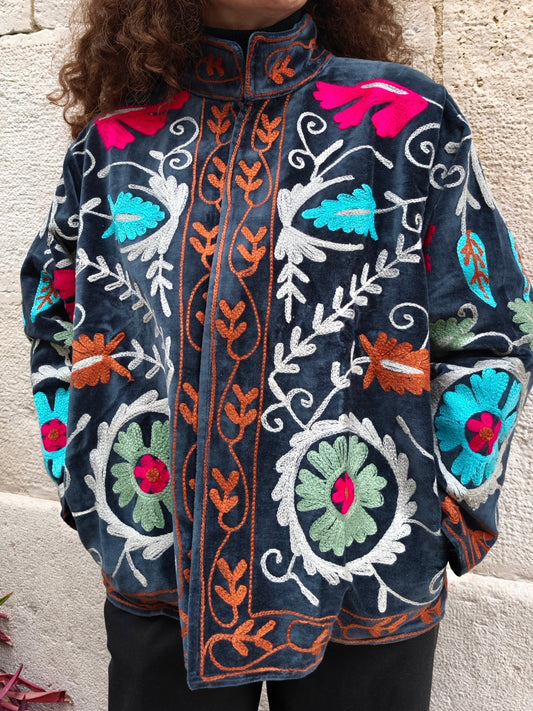 Giacca Velluto Suzani India 14S
