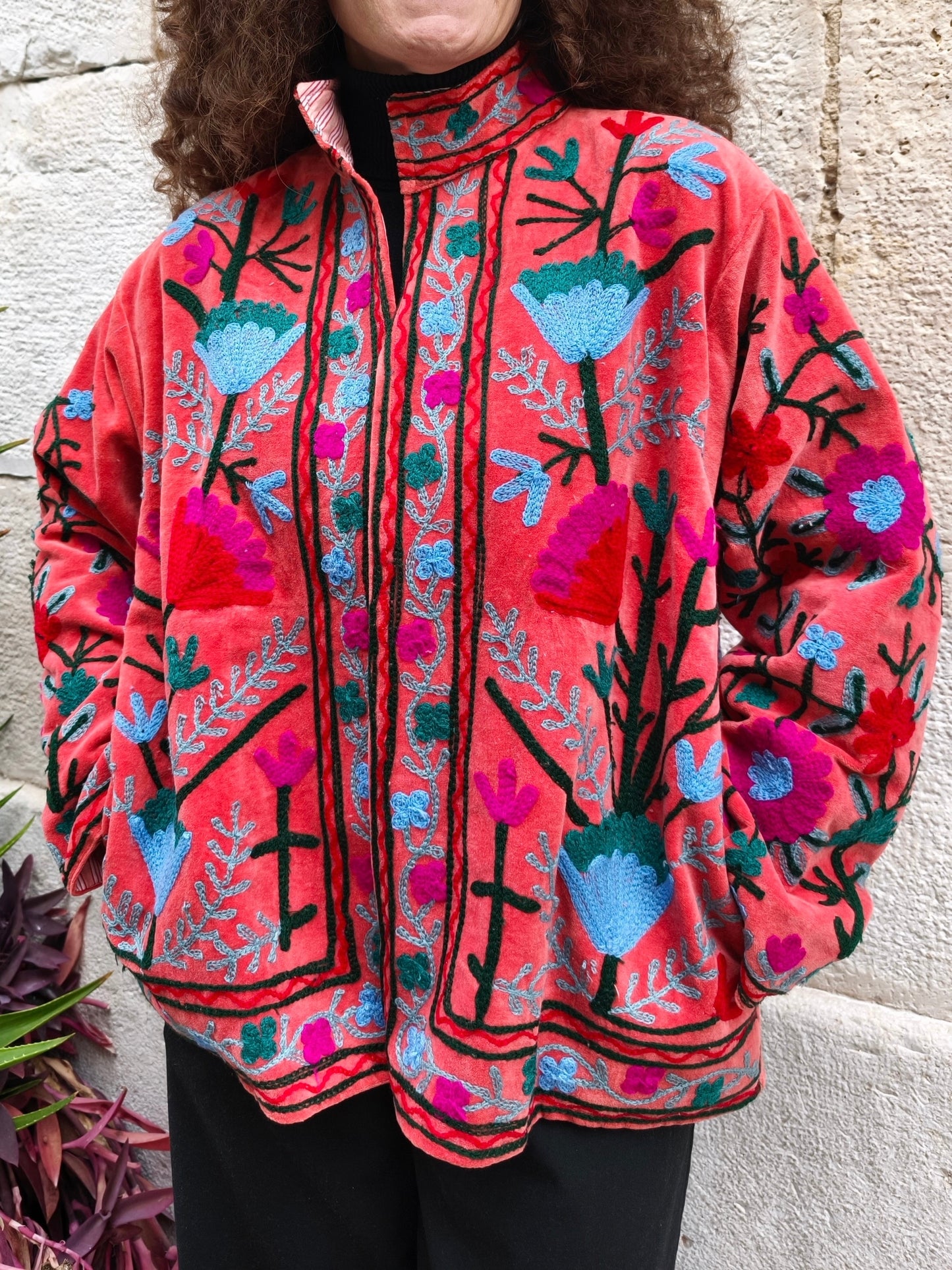 Giacca Velluto Suzani India 6S