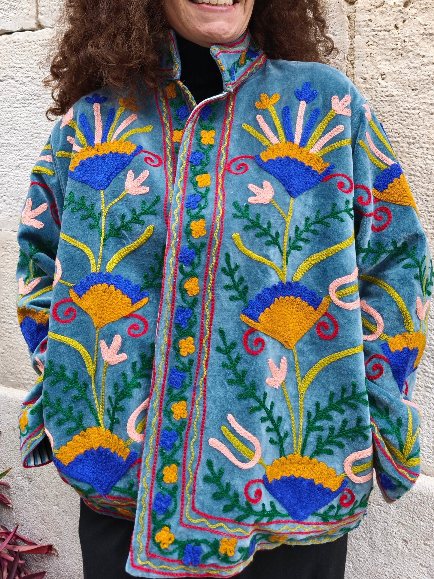 Giacca Velluto Suzani India 15S