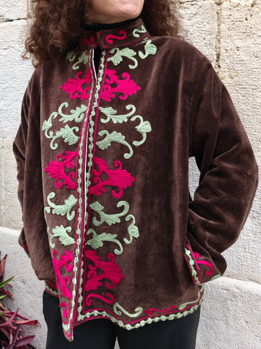 Giacca Velluto Suzani India 12S