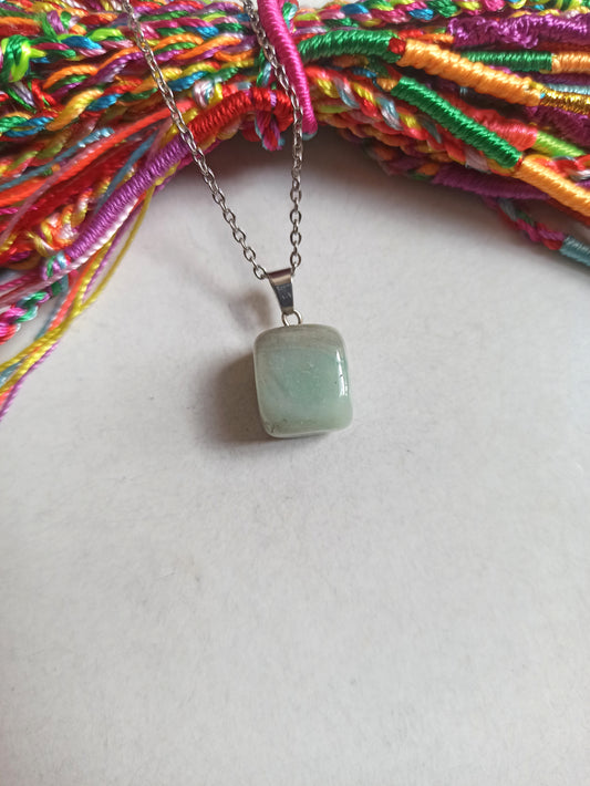 Tumbled amazonite pendant pendant