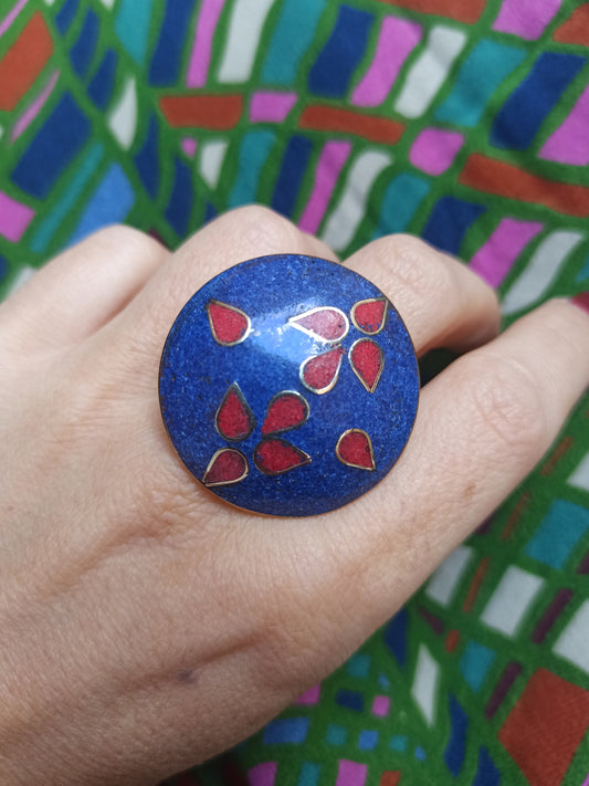 Nepalese mosaic ring