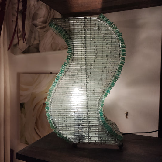 Türkische Mosaikglas-Lampenschirmlampe, ethnische Möbel aus dem 18. Jahrhundert