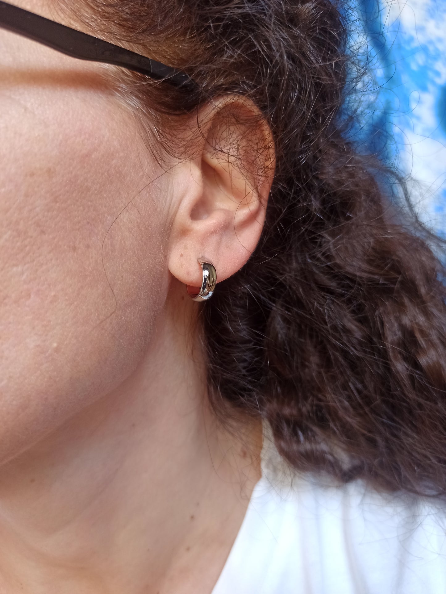 Steel earrings