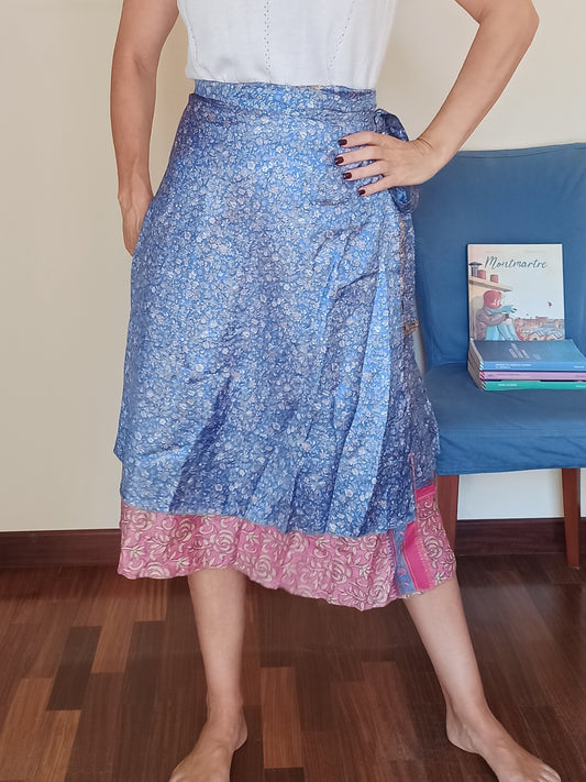 Kurviges doppelseitiges Rad 160 cm Brieftaschenrock 40CU