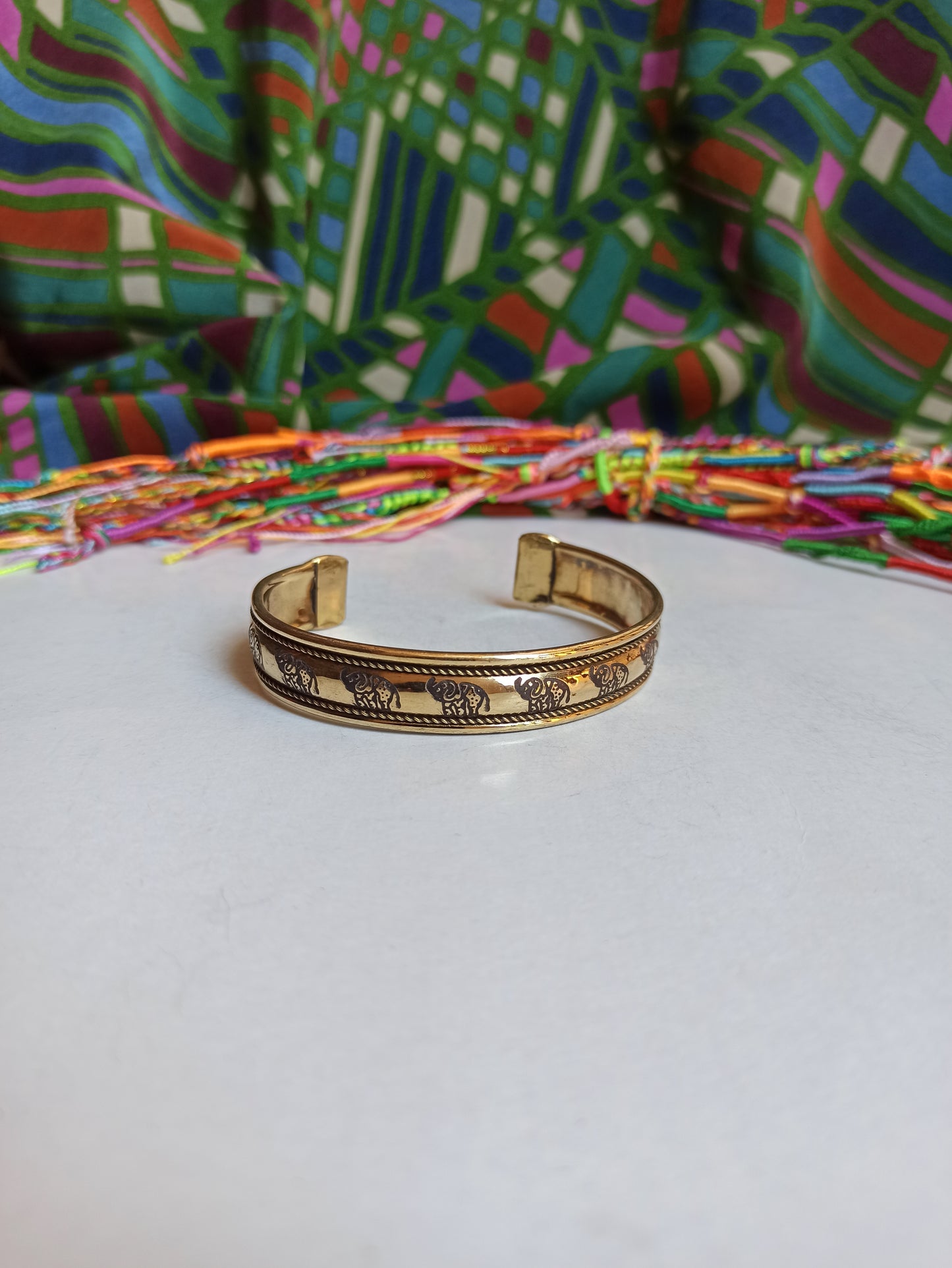 1cm golden bangle bracelet