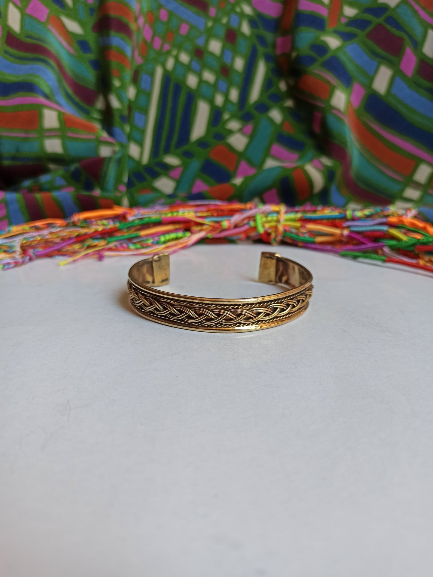 1cm golden bangle bracelet