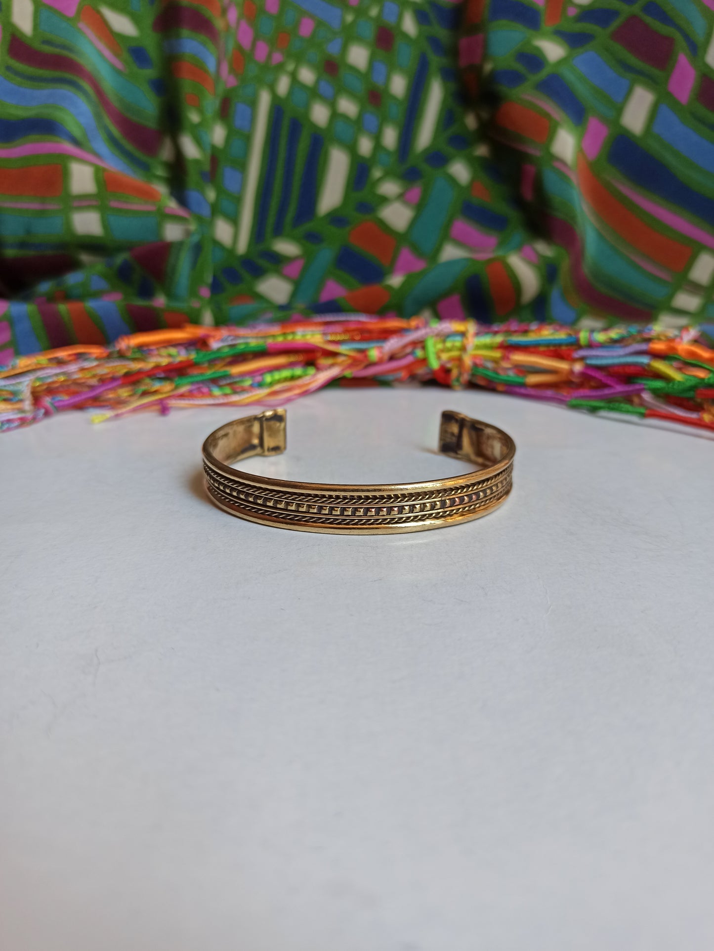 1cm golden bangle bracelet