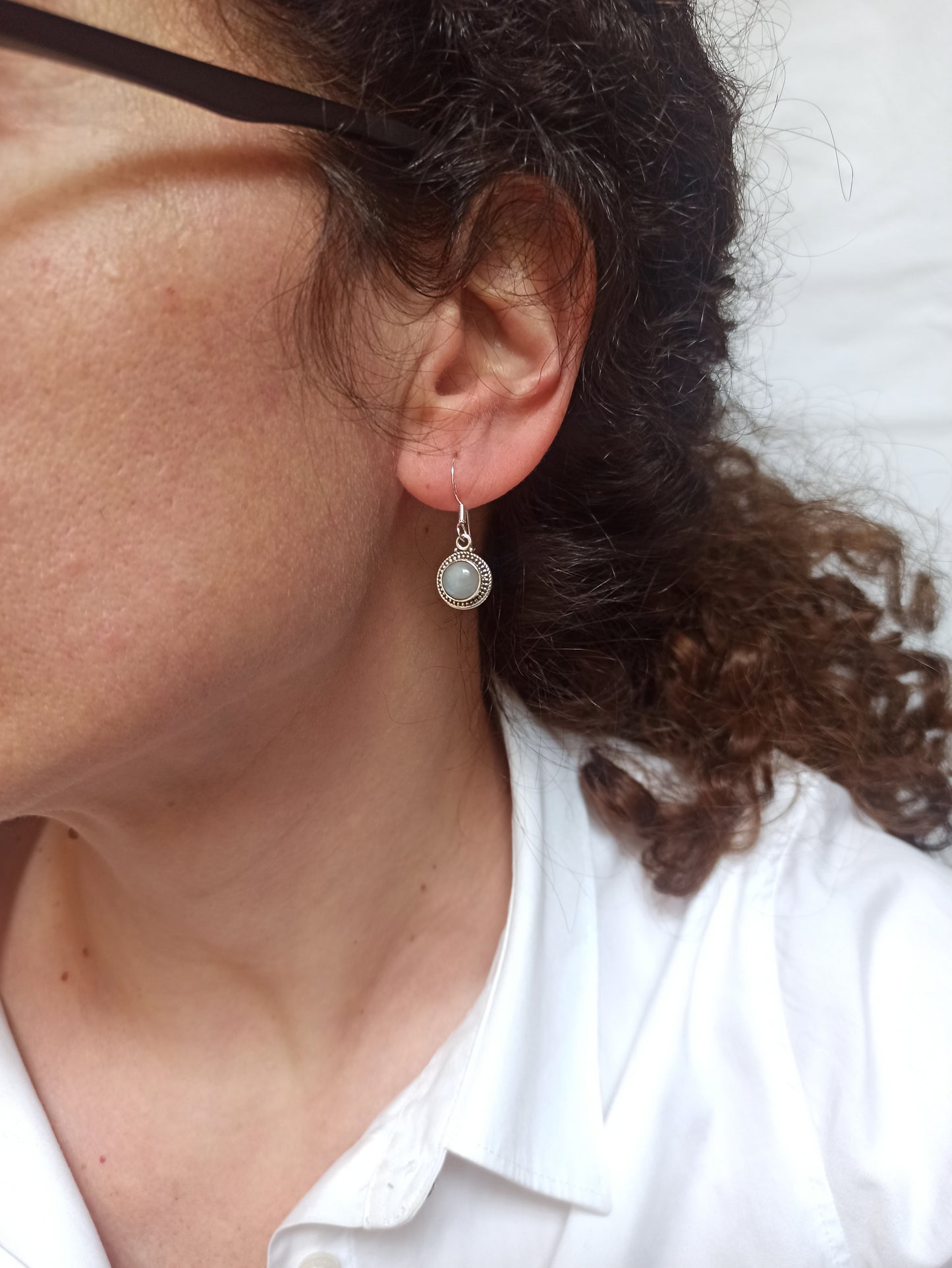 Moonstone 925 silver earrings