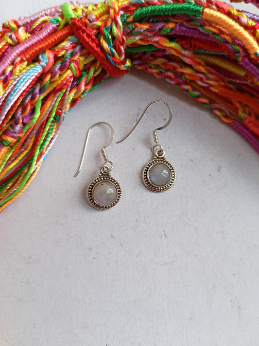 Moonstone 925 silver earrings