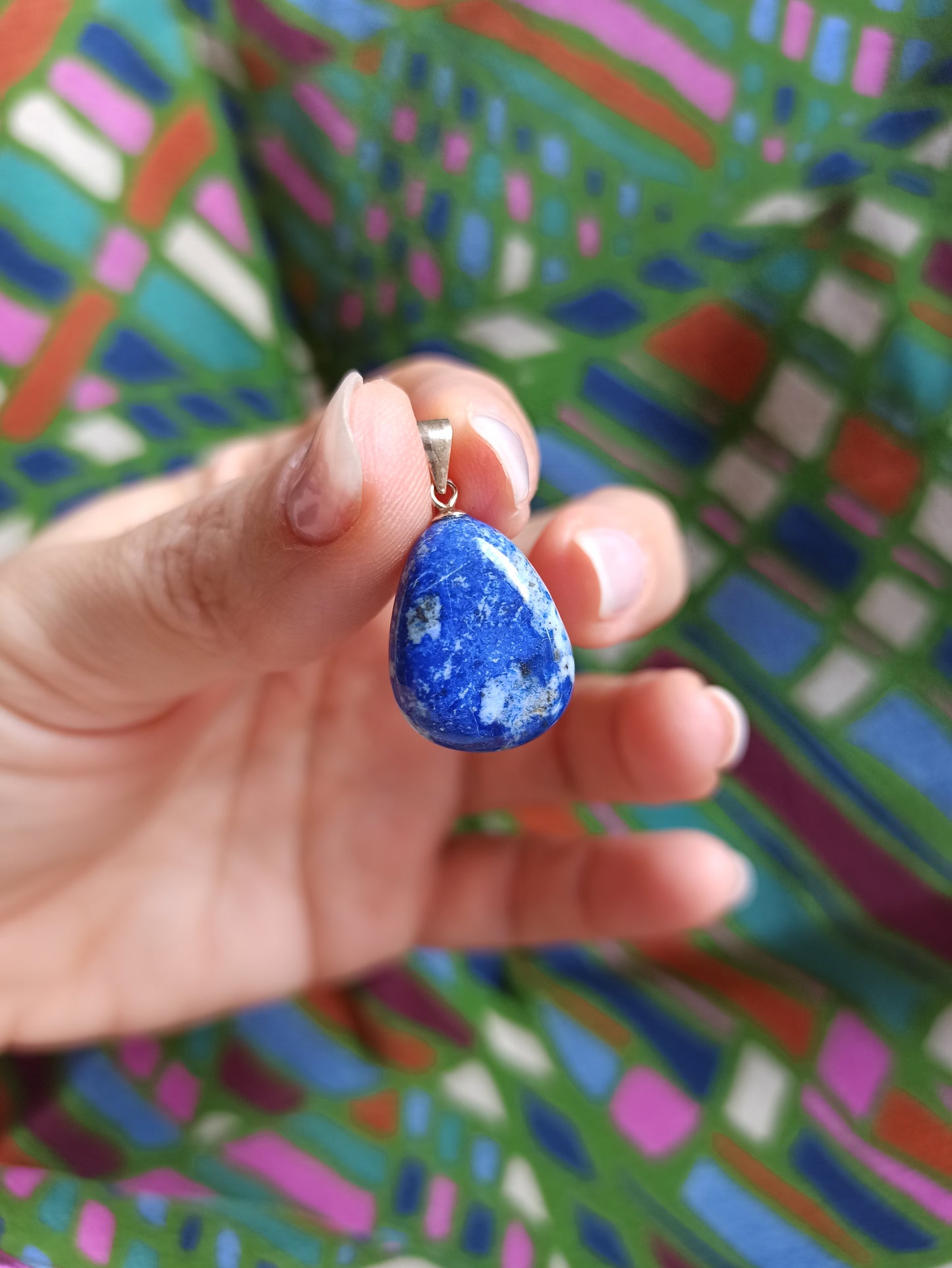 925 lapis lazuli silver pendant