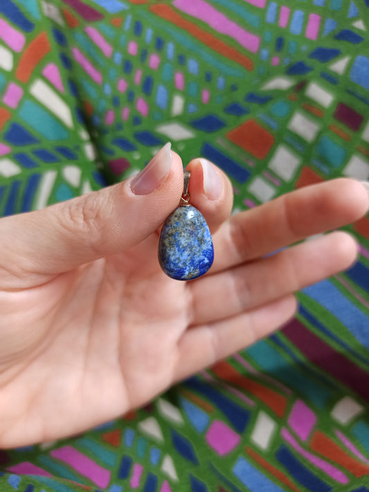 925 lapis lazuli silver pendant