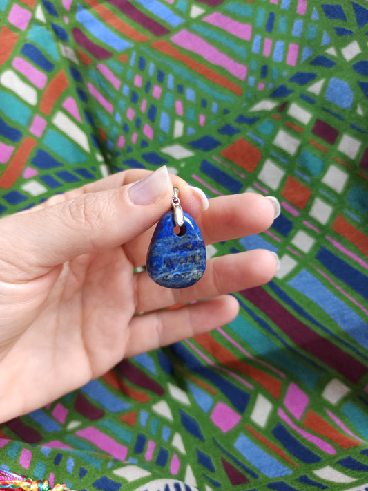 925 lapis lazuli silver pendant