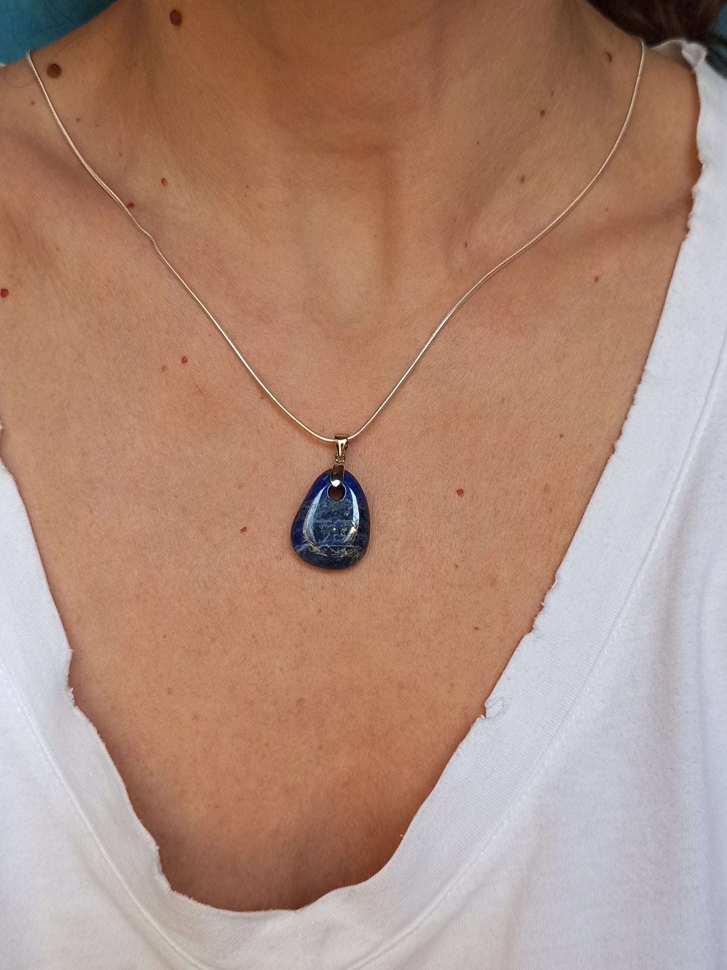 925 lapis lazuli silver pendant