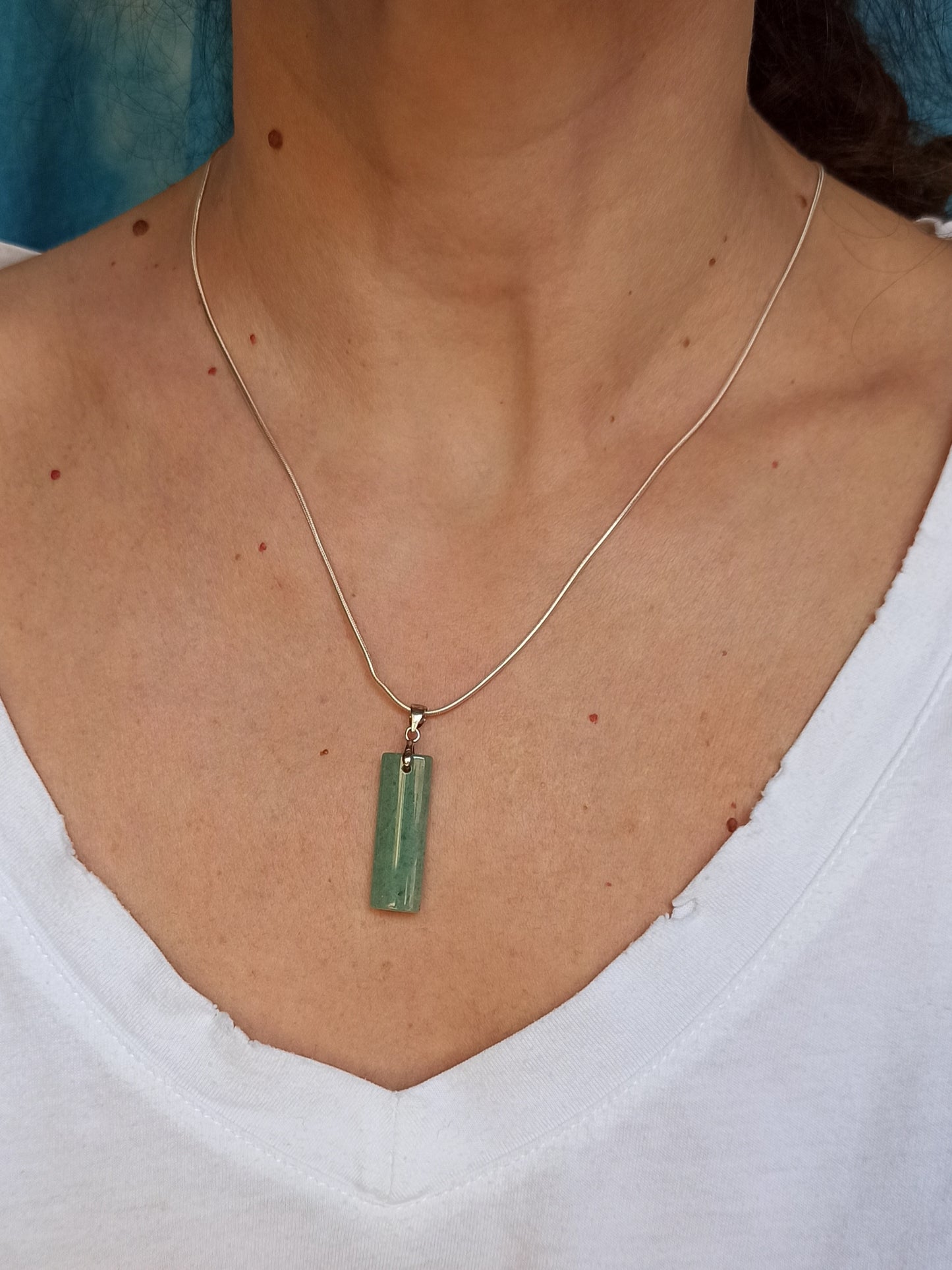 925 silver aventurine pendant