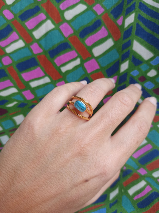 Himmlischer goldener Ring 2