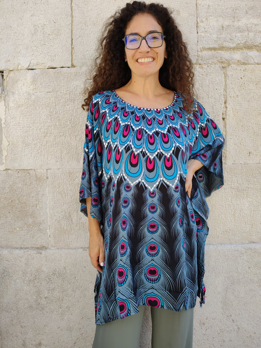 Short caftan shirt