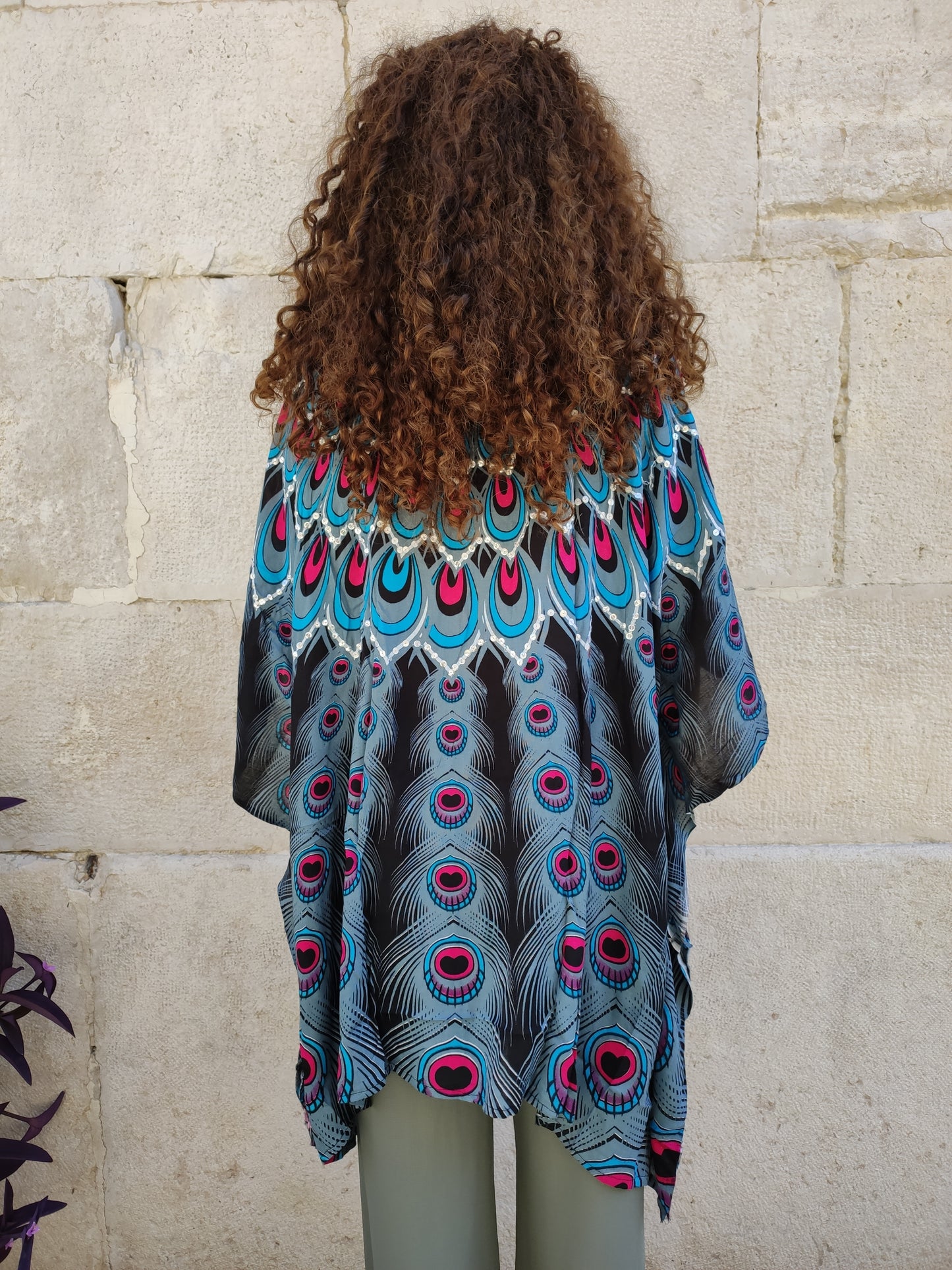 Short caftan shirt