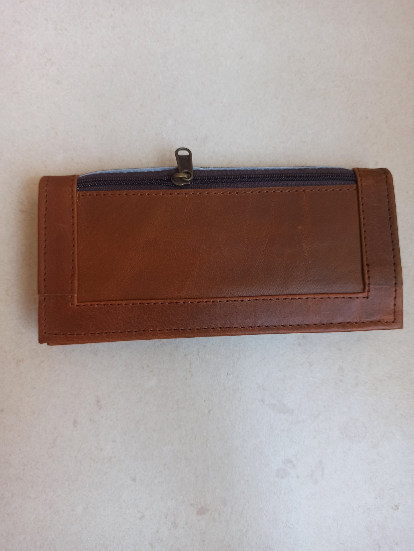 Brown leather wallet