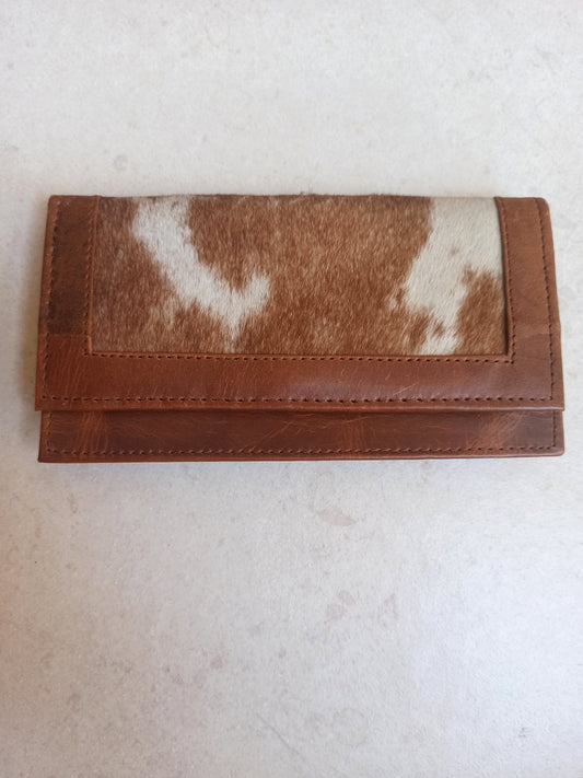 Brown leather wallet