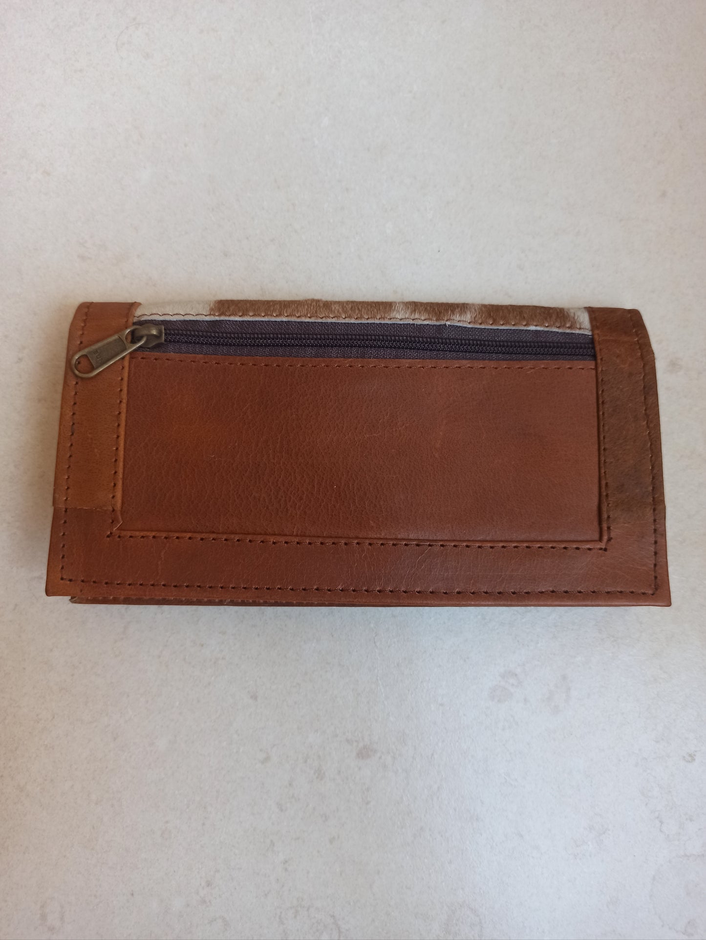 Brown leather wallet