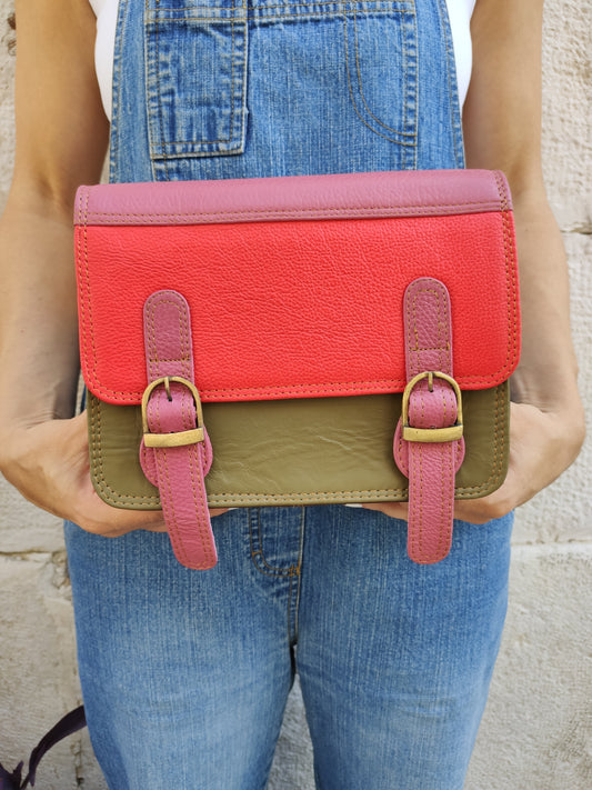 Small leather briefcase bag 5KZ