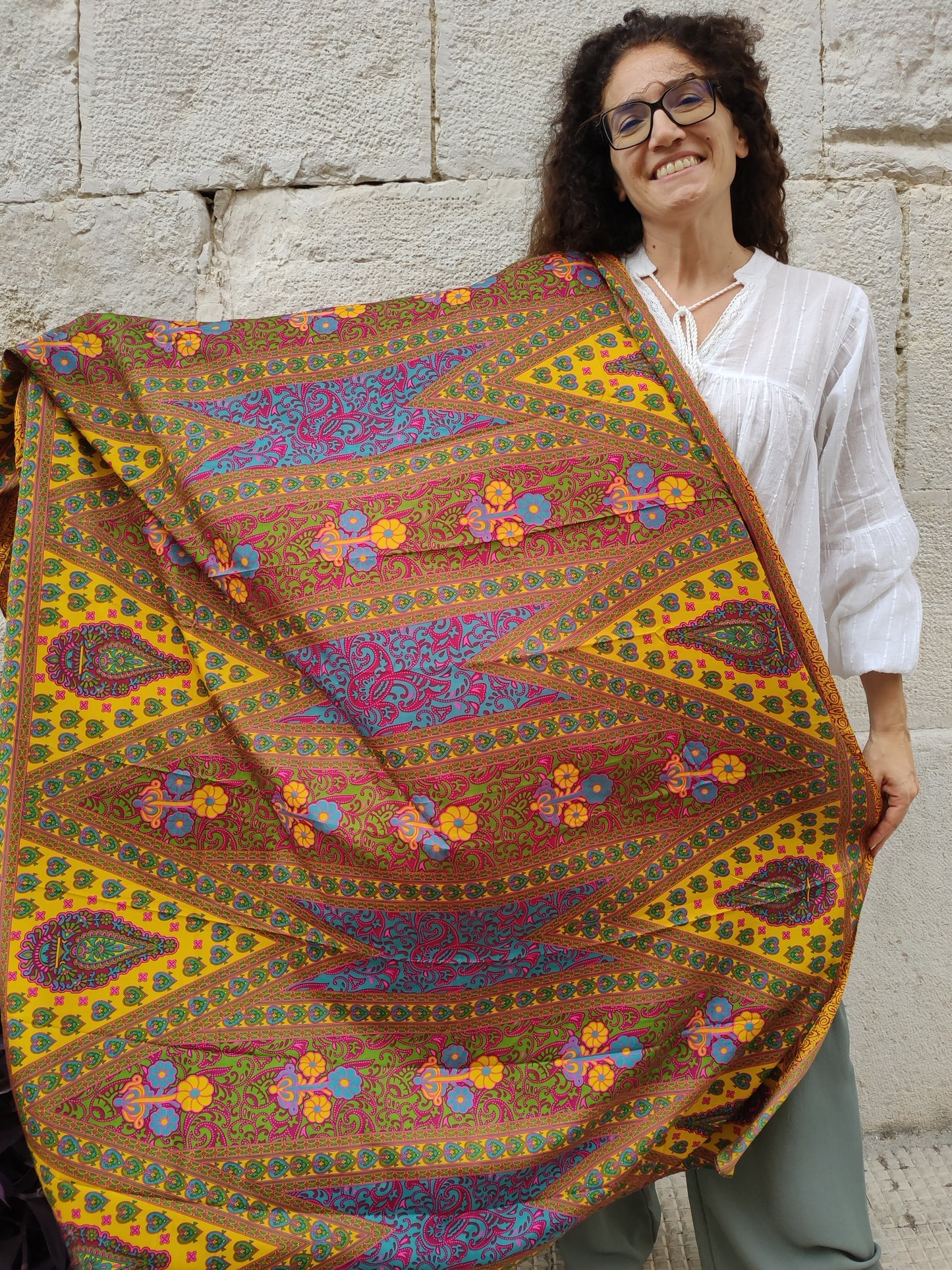 Pashmina Foulard Scarf India 180 x 100 cm n. 3