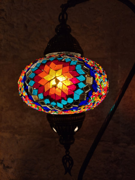 Lampada vetro mosaico turca arredamento etnico – UPANISAD