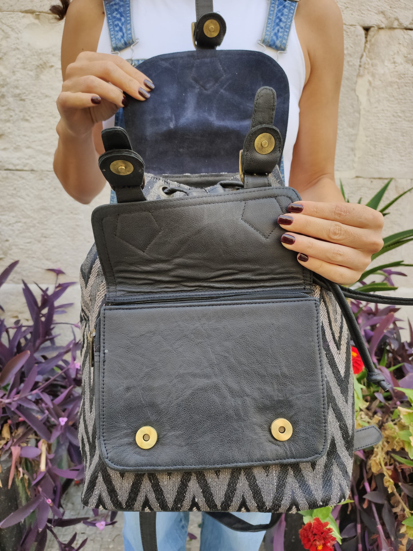 5TA leather backpack