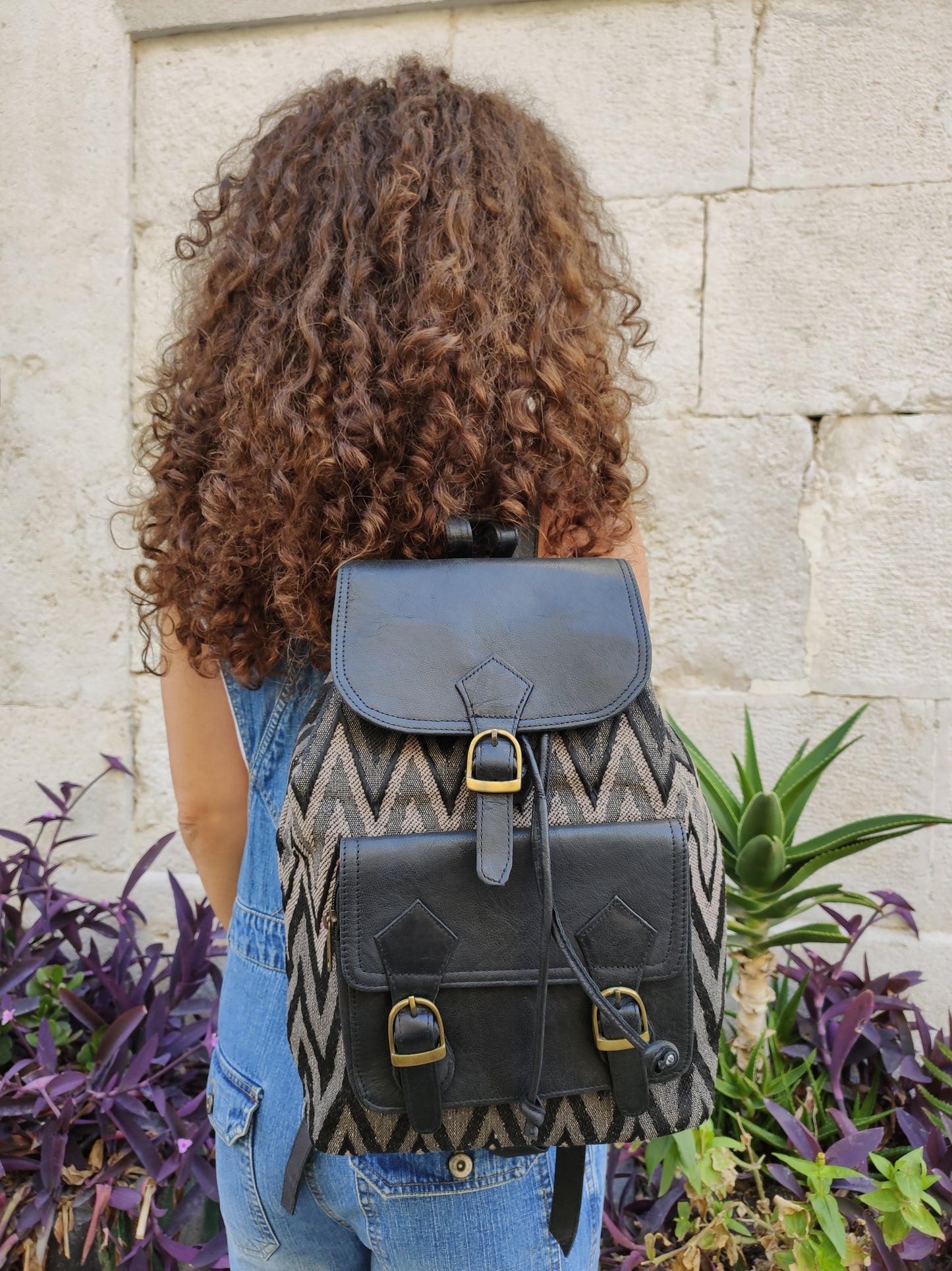 5TA leather backpack