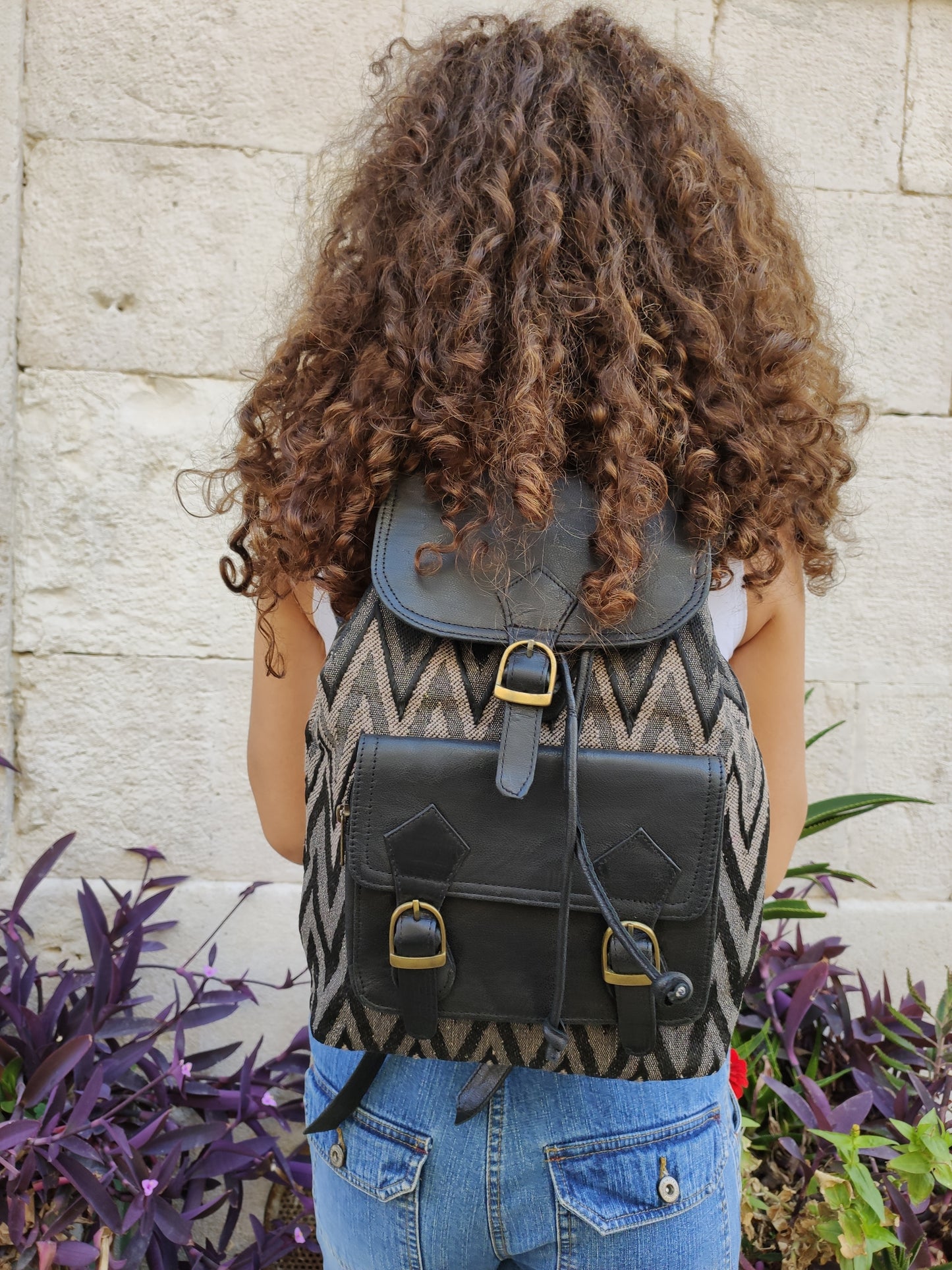 5TA leather backpack