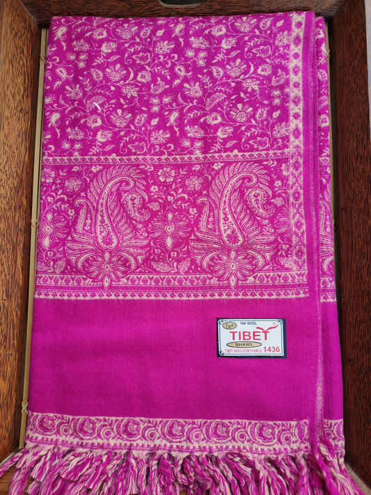Warme Decke aus Yakwolle, Pashmina-Schal, Tibet 4N
