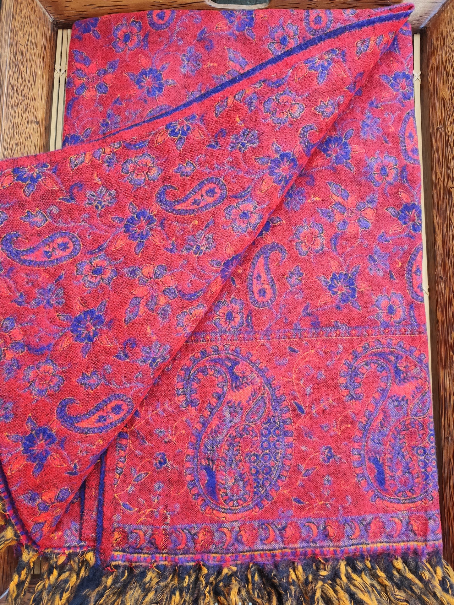 Pashmina shawl blanket 100% warm Tibet Yak wool 18T