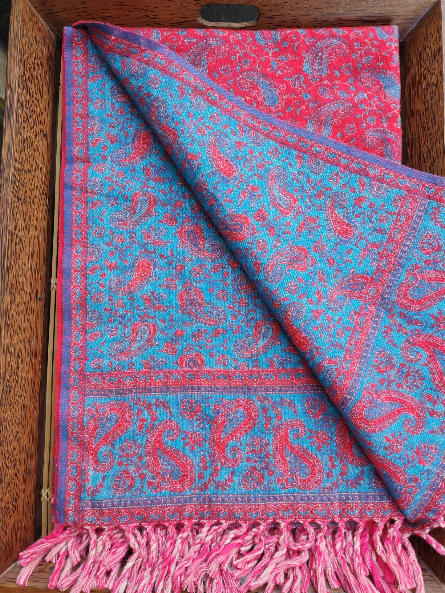 Pashmina shawl blanket 100% warm Yak wool Tibet 39T