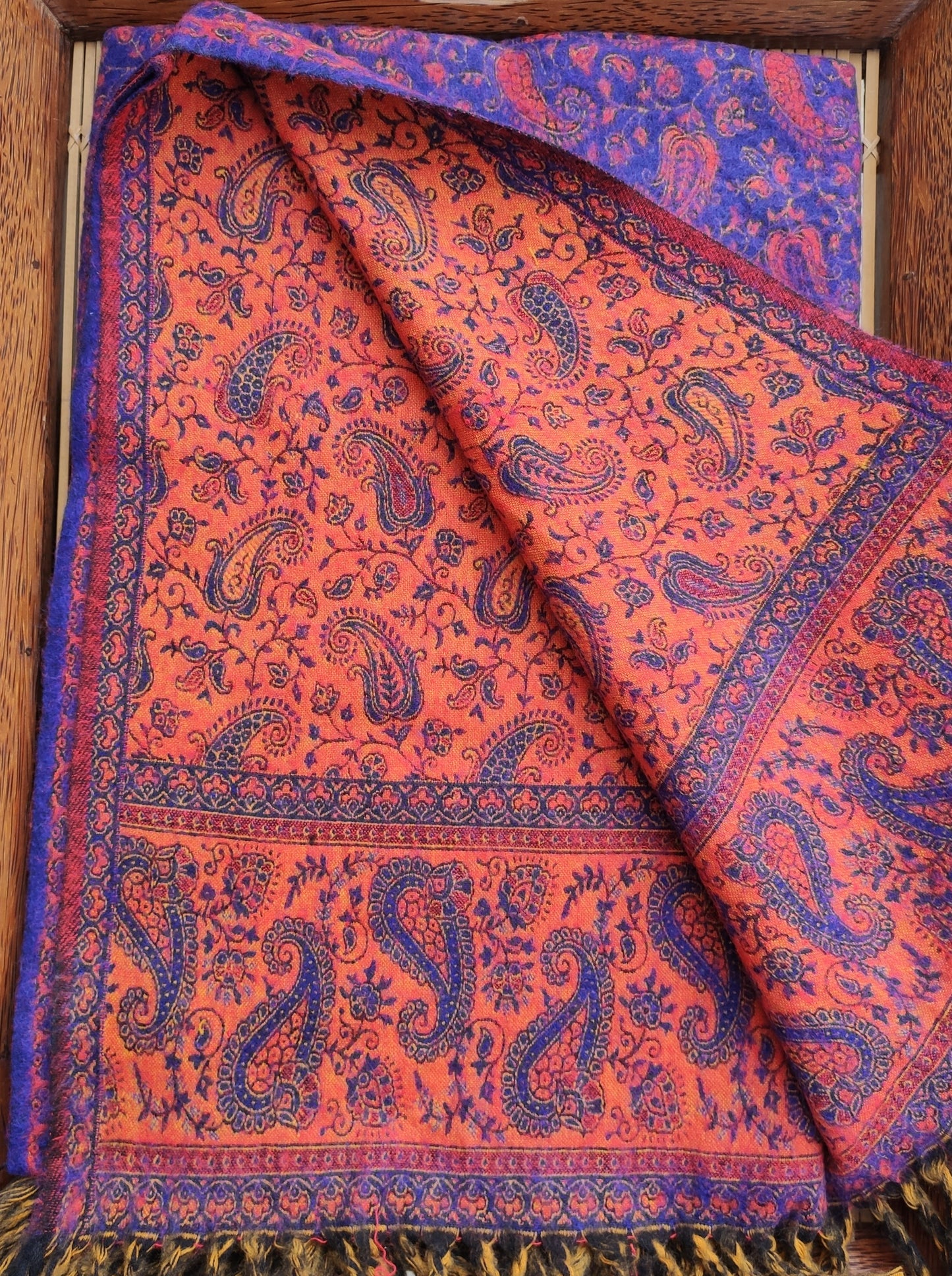 Pashmina shawl blanket 100% warm Yak wool Tibet 40T