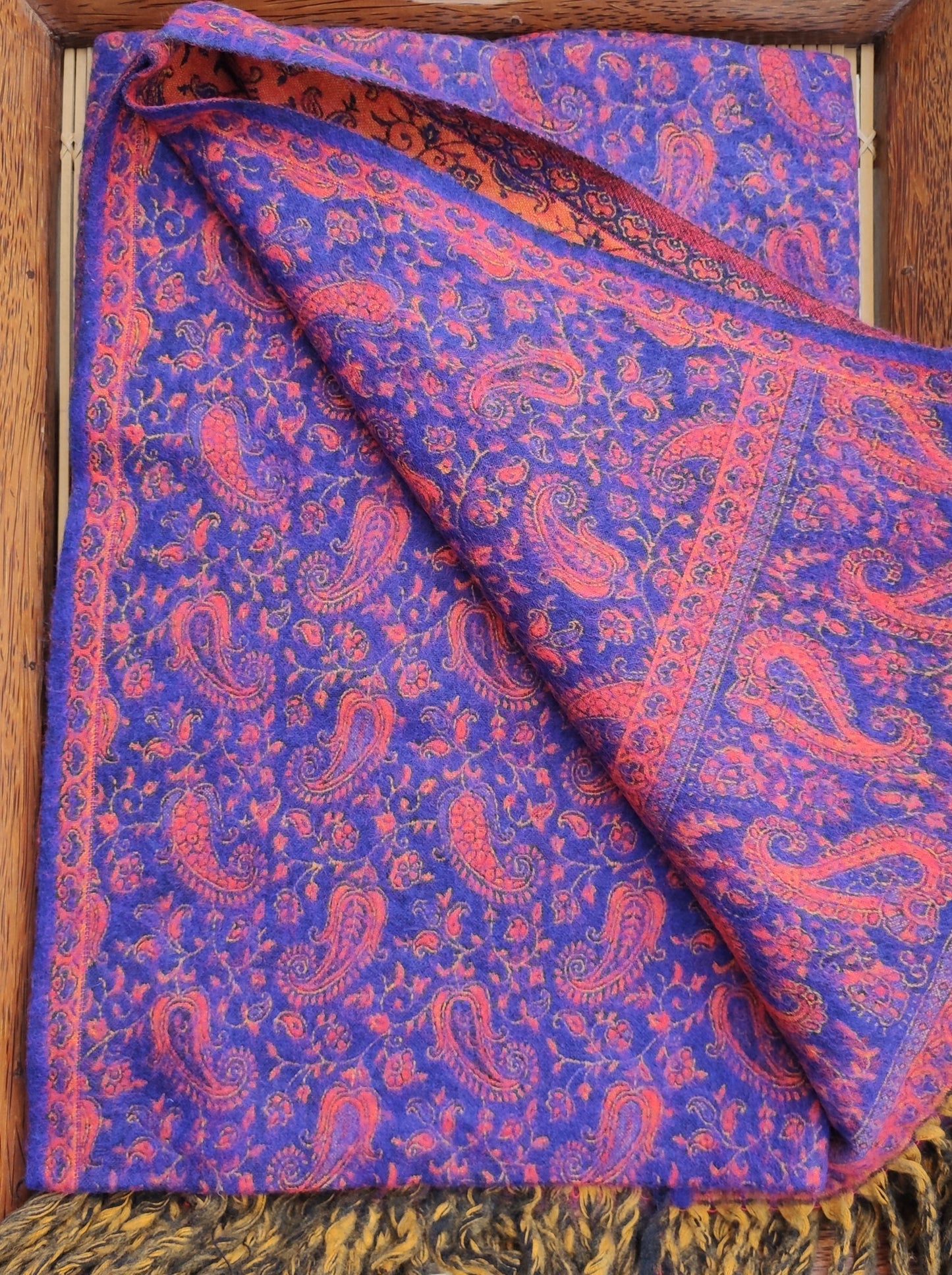 Pashmina shawl blanket 100% warm Yak wool Tibet 40T