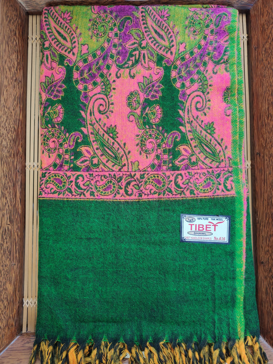 Warm Tibet 4R Yak Wool Blanket Pashmina Shawl