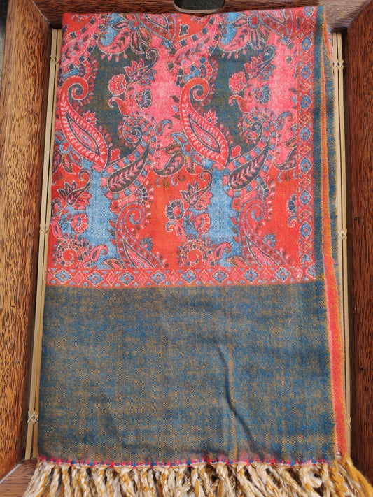 Warm Tibet Yak Wool Blanket Pashmina Shawl 18R