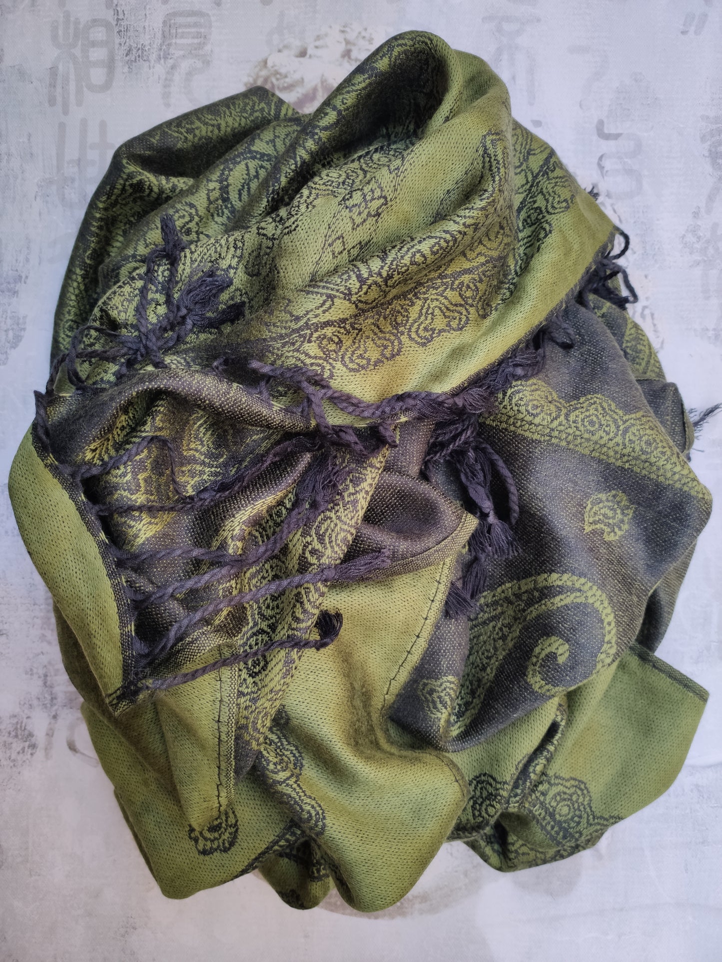 Pashmina Foulard Scarf Silk 100% India 195X75 60 cm