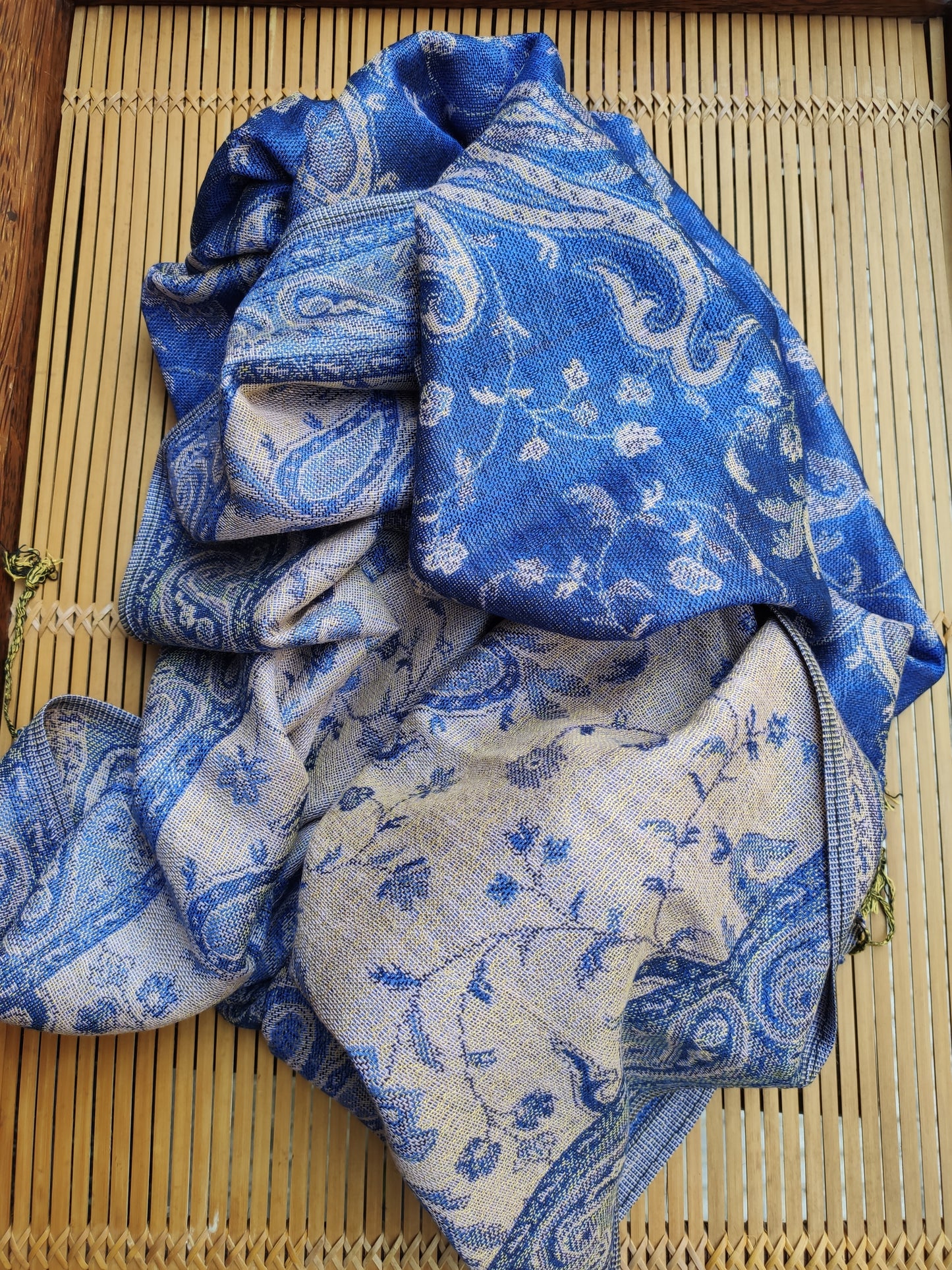 Pashmina Foulard Scarf Silk 100% India 195X75 60 cm