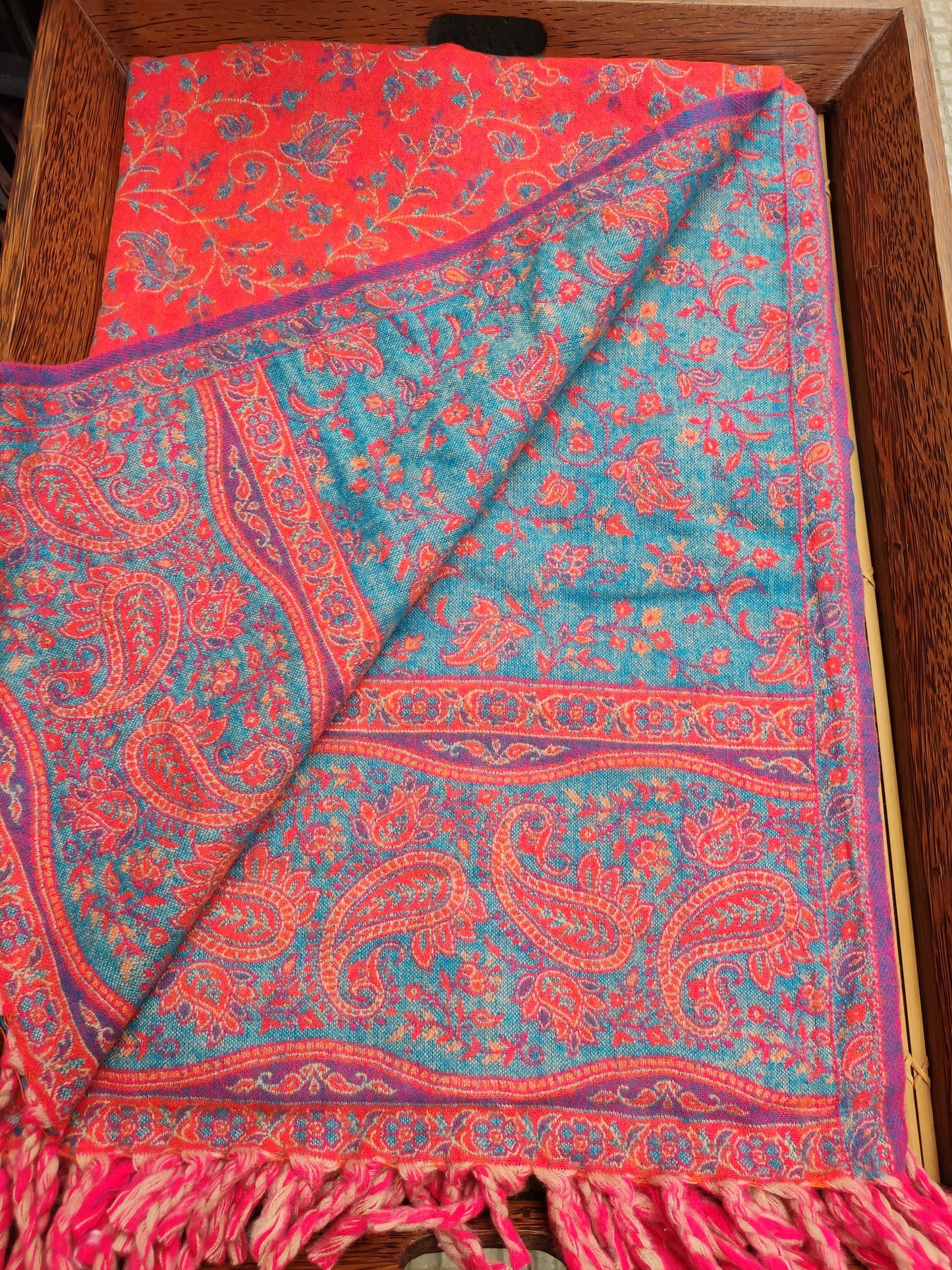 Pashmina shawl blanket 100% warm Yak wool Tibet 50R