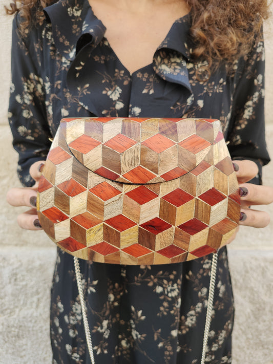 Kleine starre Vintage-Tasche