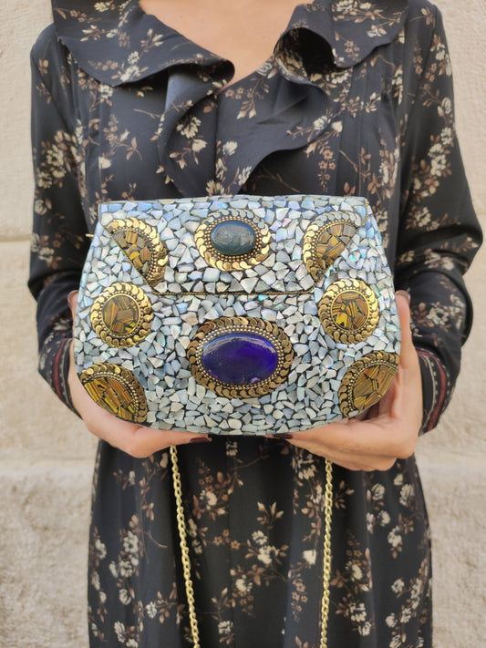 Kleine starre Vintage-Tasche