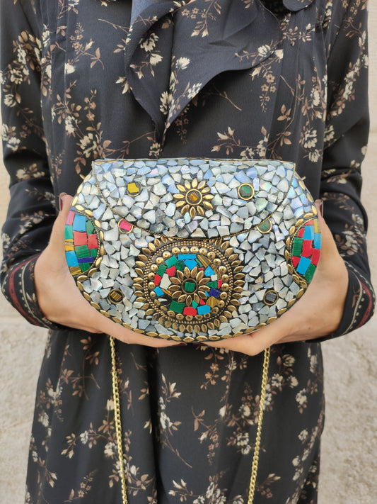 Kleine starre Vintage-Tasche