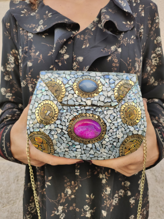 Kleine starre Vintage-Tasche