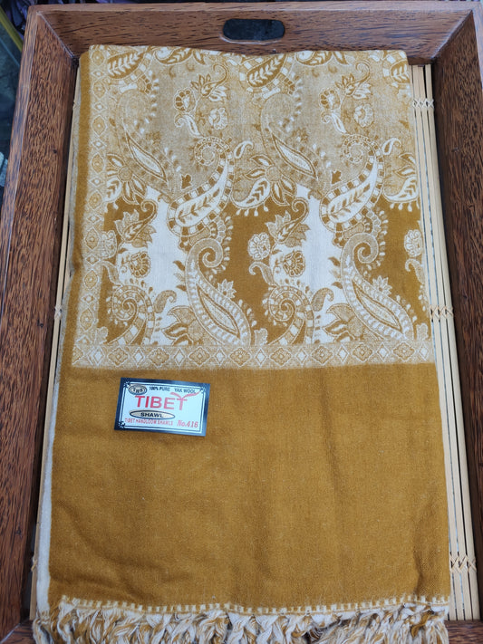 Pashmina shawl blanket warm Yak wool Tibet 50R