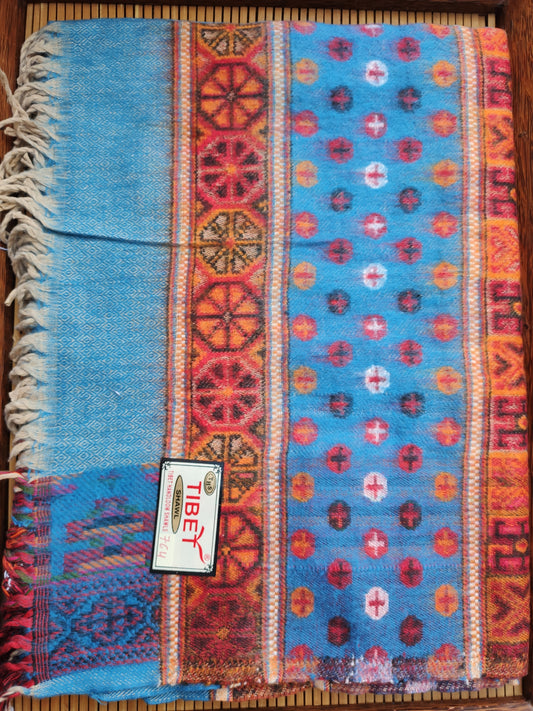 Pashmina shawl blanket warm Yak wool Tibet 50R