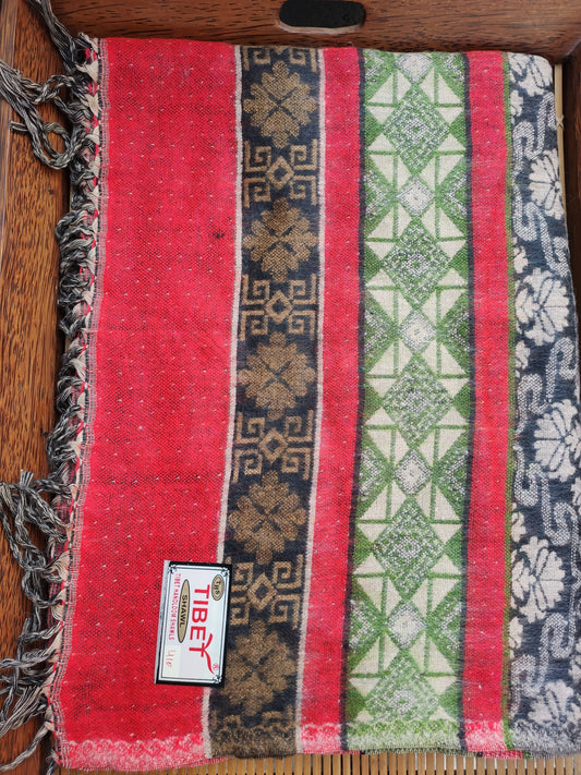 Pashmina shawl blanket warm Yak wool Tibet 50R