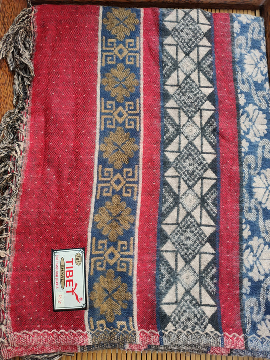 Pashmina shawl blanket warm Yak wool Tibet 50R