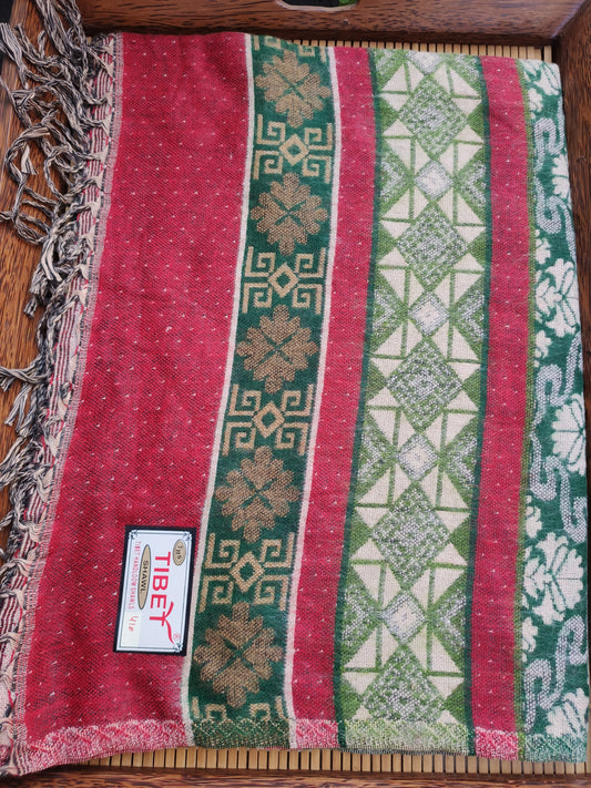 Pashmina shawl blanket warm Yak wool Tibet 50R